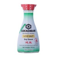 Nước Tương Ít Muối, Naturally Brewed Less Salt Soy Sauce (150ml) - KIKKOMAN