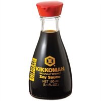 Nước tương Kikkoman Soy Sauce 150ml - chai thủy tinh