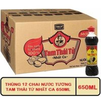 Nước tương TAM THÁI TỬ nhất ca chai 650ml