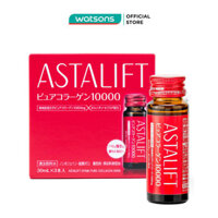 Nước Uống Astalift Drink Pure Collagen 10,000 Bổ Sung Collagen Và Vitamin C 30ml x 3 Chai