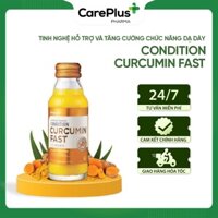 Nước uống bảo vệ sức khỏe Hộp 10 chai nước tinh nghệ Nano Condition Curcumin Fast bảo vệ chức năng dạ dày