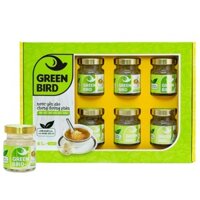 Nước Uống Bổ Dưỡng GREEN BIRD Yến Sào Chưng Đường Phèn Hộp 6 hũ                                       72g