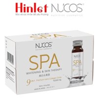 Nước uống bổ sung Collagen Nucos Spa 10000 Nhật Bản giúp da săn chắc chống lão hóa Hộp 10 chai x 50ml
