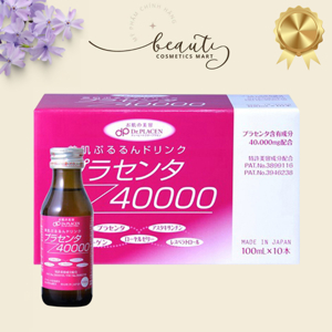 Nước uống bổ sung Placenta 40000 Plan Do See Nhật Bản 100mlx 10 lọ