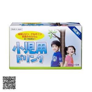 Nước uống bổ sung vitamin tăng trưởng cho trẻ JpanWell TopLoan hộp 10 chai của Nhật Bản