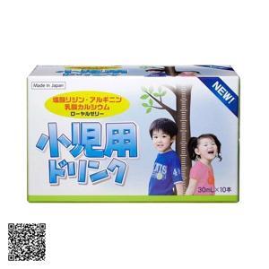 Nước uống bổ sung vitamin tăng trưởng cho trẻ JpanWell TopLoan hộp 10 chai của Nhật Bản
