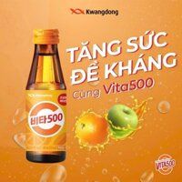 Nước uống bổ sung vitamin Vita 500 Kwangdong tăng cường hệ miễn dịch, chống oxy hóa