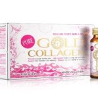 Nước uống collagen cho da căng bóng mịn màng Gold Collagen Pure 10 chai x 50ml