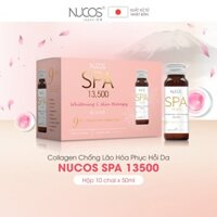 Nước uống collagen chống lão hóa phục hồi da Nucos Spa 13500 50ml x 10 chai