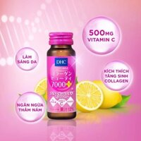 Nước uống Collagen DHC hàm lượng 7000mg/lọ nuôi da căng mọng 10 lọ (1 hộp)