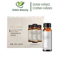 Nước Uống Collagen Kháng Đường Weilaiya Peptide Fruity Drink 50ml x 8 Chai Cải Thiện Độ Đàn Hồi, Săn Chắc Da