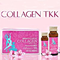 Nước uống Collagen TKK Glucosamine Nhật Bản, hộp 10 chai, làm đẹp và trẻ hóa da giúp cơ thể khỏe mạnh