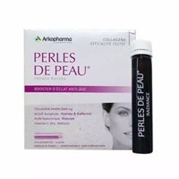 Nước uống Đẹp Da Arkopharma Perles de Peau Booster d'éclat anti-âge hộp 10 lọ của Pháp