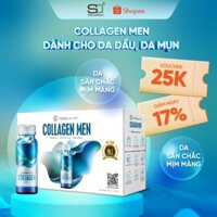 Nước uống đẹp da collagen dành cho nam Kinohimitsu Collagen Men (Hộp 10 chai)