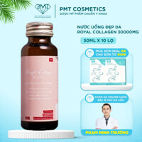 Nước Uống Đẹp Da Royal Collagen 30000mg Hộp 10 Chai 50ML Tăng Cường Sức Khỏe Làn Da