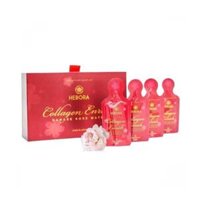 Nước Uống Đẹp Da Thơm Cơ Thể Hebora Collagen Enrich Damask Rose Water Dạng Túi Uống