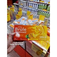 Nước uống Detox giảm cân dứa Extra Brule Graisses Milical Pháp hộp 7 ống date 11/2026