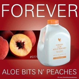 Nước uống dinh dưỡng Forever Aloe Bits N'peaches