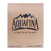 Nước Uống Đóng Chai Aquafina Thùng 4 Chai x 5L