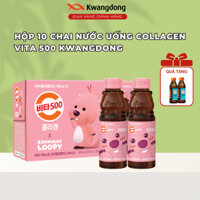 Nước uống đóng chai bổ sung Collagen và Vitamin C Vita 500 Kwangdong làm đẹp da, chống lão hóa 100ml