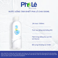 Nước uống đóng chai Pha Lê - Thùng 24 chai (500ml)