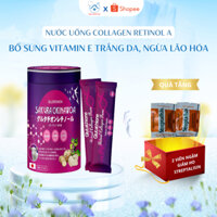 Nước uống Gel collagen retinol A, glutathione, vitamin E C giúp đẹp trắng da, chống lão hóa - Nhà thuốc 365+