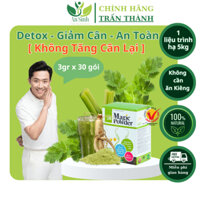 Nước Uống Giảm Cân Detox Cơ Thể Bột Cần Tây Magic Powder Herbslim An Toàn Chính Hãng (Hộp 30 Gói)