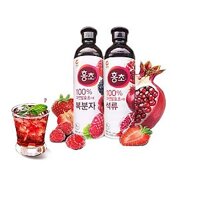 Nước uống giấm hồng Hàn Quốc vị lựu và vị mâm xôi DAESANG 500ml