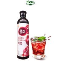 Nước Uống Giấm Lựu Hàn Quốc Giảm Cân Đẹp Da Tốt Cho Sức Khỏe 900ml -Bebeau