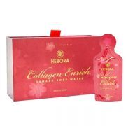 Nước uống hebora collagen enrich damask rose water 28 gói mẫu mới