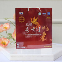 Nước Uống Hồng Sâm 6 Năm Tuổi ROYAL POWER GOLD - 70ml x 30 Gói Hàn Quốc (Hộp)