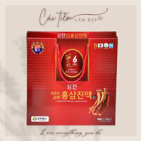 Nước Uống Hồng Sâm 6 Năm Korean Red Ginseng Drink Sobek Hộp 30 Gói