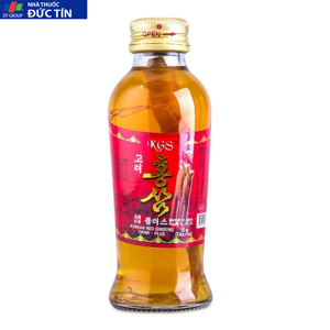 Nước uống hồng sâm có củ KGS Korean Red Ginseng Plus 120ml x 10 chai