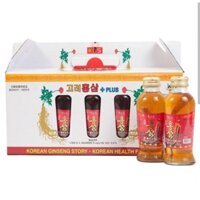 NƯỚC UỐNG HỒNG SÂM CÓ CỦ KGS 10 CHAI X 120ML