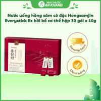 Nước uống hồng sâm cô đặc Hongsamjin Everystick Ex bồi bổ cơ thể hộp 30 gói x 10g
