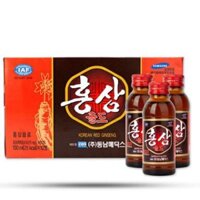 Nước Uống Hồng Sâm Hộp 10 chai x 100ml