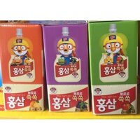 NƯỚC UỐNG HỒNG SÂM TRẺ EM PORORO VỊ CAM HÀN QUỐC 100 ML NHÂN 10 GÓI, NƯỚC UỐNG HỒNG SÂM TRẺ EM PALDO