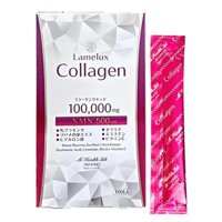Nước Uống Lamelux Collagen & NMN 100000mg Aishodo Nhật Bản Hộp 10 Gói x 12g - Làm Đẹp Da, Chống Lão Hóa
