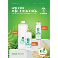 NƯỚC UỐNG MẬT HOA DỪA 1 lít/chai