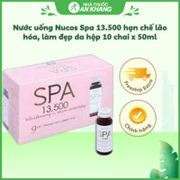 Nước uống Nucos Spa 13.500 hạn chế lão hóa, làm đẹp da hộp 10 chai x 50ml