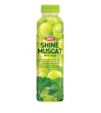 Nước uống OKF vị Nho Mẫu Đơn - Nha Đam 500ml