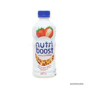 Nước uống sữa trái cây bổ dưỡng hương dâu Nutri Boost chai 297ml
