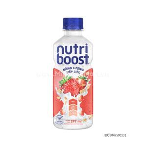 Nước uống sữa trái cây bổ dưỡng hương dâu Nutri Boost chai 297ml