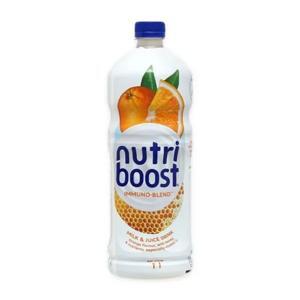 Nước uống sữa trái cây hương cam, dâu Nutri Boost chai 1L