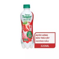 Nước uống sữa trái cây Twister hương dâu chai 320ml (1 Chai)