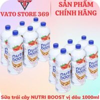 Nước uống sữa trái cây NUTRIBOOST hương dâu chai 1L