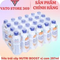 Nước uống sữa trái cây NUTRIBOOST hương cam chai 297ml