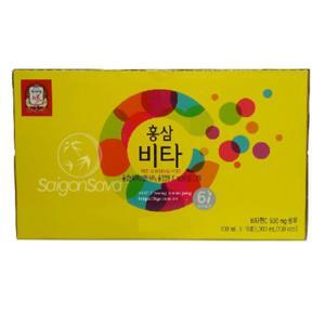 Nước uống tăng lực hồng sâm Vita 100ml x 10 chai
