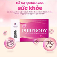 Nước Uống Thảo Dược Thanh Lọc Cơ Thể LadoDetox Pure Body Ladophar - Hộp 12 gói x 15ml