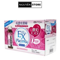 Nước uống The Collagen Itoh EX Placenta trắng da, chống lão hóa (10 lọ x 50ml)